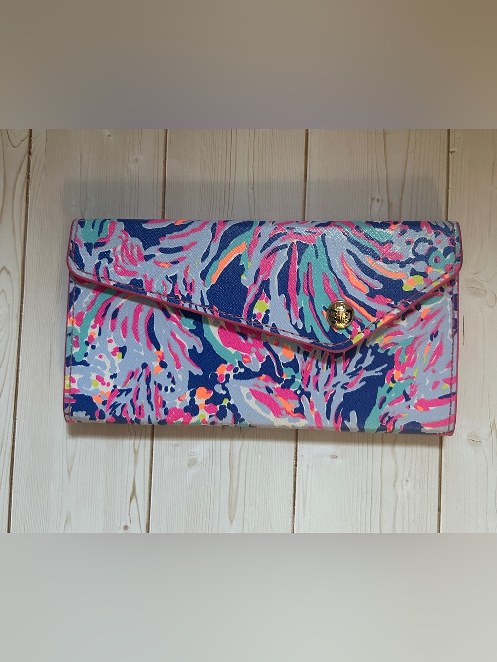 Lilly Pulitzer Sunglass Case Shrimply Chic Sunnies Floral Vibrant NWOT